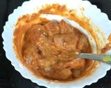 A picture of step 1 of Chilli chicken.