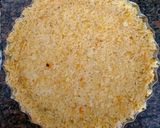 Foto del paso 3 de la receta: Tarta de panceta y queso con base de arroz