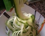 Foto del paso 1 de la receta: Spaghettis de calabacín con carne picada de ternera
