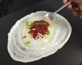 A picture of step 4 of Cheesy Jini Dosa.