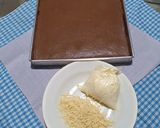 Foto langkah ke 4 dari resep Bolu Gulung Coklat ala meranti Ketofy.