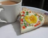 A picture of step 3 of Namkeen chai.