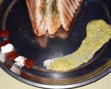 A picture of step 5 of Alumutter spinach cheese sandwich.