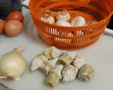 Foto del paso 1 de la receta: Pastel de champiñones y alcachofas en airfryer