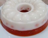 Foto langkah ke 5 dari resep Puding Santan Buah Kestela (Pepaya).