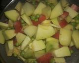 A picture of step 1 of Pav bhaji khichdi.