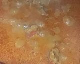 A picture of step 3 of Pyaz gosht.