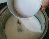 A picture of step 12 of Thandai Bundt cake with Kesar thandai Rabdi frosting.