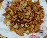 A picture of step 5 of Papri/papdi chat.