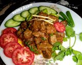 A picture of step 3 of Masala kaleji😋مصحالہ کلیجی 💞.