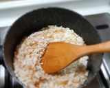 A picture of step 1 of New year new you# rice with veggies.