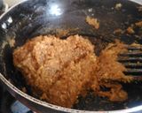 A picture of step 5 of Makhana burfi.