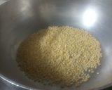 A picture of step 1 of Ven pongal.