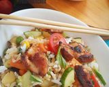 A picture of step 11 of Healthy Rice Bowl with Stir Fried Chicken.
