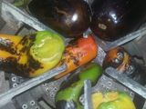 زعلوكة (باذنجان مشوي وفلفل حلو مشوي)