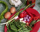 Foto langkah ke 1 dari resep #203 Tumis KTP (kacang panjang, tahu, pete).