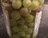 A picture of step 3 of Sour grapes pickles.