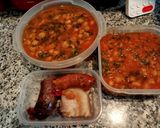 Foto del paso 13 de la receta: Potaje de garbanzos con alubias, acelgas y pringá