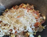 Foto langkah ke 7 dari resep Orak Arik Basilur (Bakso Sosis Telur).