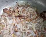 A picture of step 1 of Tarka rice.
