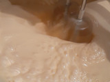 Queque de yogurt con pera y manzana