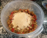 Foto del paso 7 de la receta: Hamburguesa de berenjena y pimiento de piquillo