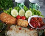 Foto langkah ke 6 dari resep Nasi Bakar Gurih.