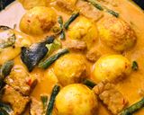 Foto langkah ke 4 dari resep Gulai telur kacang panjang.