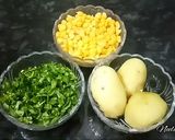 A picture of step 2 of Methi Corn Roll.