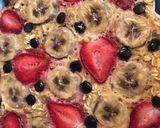 Hình bước làm 2 của món Bánh eat clean (Yến mạch trái cây, hạnh nhân và chocola chip