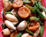 Foto langkah ke 4 dari resep Oseng cumi tofu buncis.