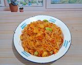 Foto langkah ke 3 dari resep Balado Bihun, Kentang & Pete.