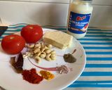 A picture of step 1 of Farali Sahi paneer.