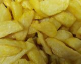 A picture of step 3 of Home Made Fries (Chips)#authormarathon# #4weekschallenge#.