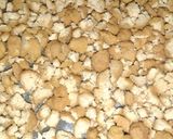 A picture of step 2 of Aloo mangodi.