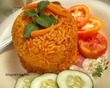 Smokey Nigerian jollof ricematakin girki3 hoto