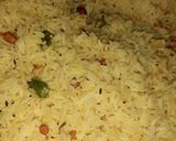 A picture of step 5 of Lemon rice.