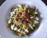 Foto del paso 4 de la receta Espaguetis de calabacín con gorgonzola y almendras