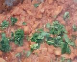 A picture of step 3 of Gobhi Gosht cauliflower meat.
