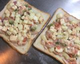 A picture of step 8 of Paneer Open Sandwich.