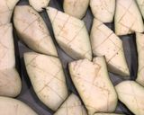 Hình bước làm 2 của món Cà tím, miso nướng giấy nến