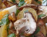 Une image de l'étape 3 de Salade automnale de pommes de terre et cèpes.