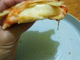 Roti bakar +telur+mozarella