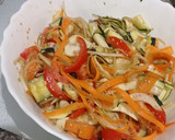 Foto del paso 5 de la receta: Ensalada de calabacín con sésamo