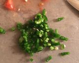 A picture of step 5 of Pico de gallo no onions.