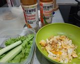 Gambar langkah 1 resipi Wrap Telur SuperSimpleSedap.