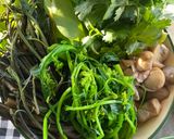 รูปขั้นตอนการทำที่ 3 ของ น้ำพริกหนุ่ม🌶️🧄ผักลวก🥬🥦กับไข่ต้ม🥚