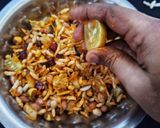 A picture of step 4 of Diet Bhel.