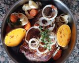 Foto del paso 5 de la receta: Colita de cuadril, al horno, con vegetales..