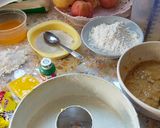 Foto langkah ke 1 dari resep Bolu Pisang Pandan Lembut (All in One Method).